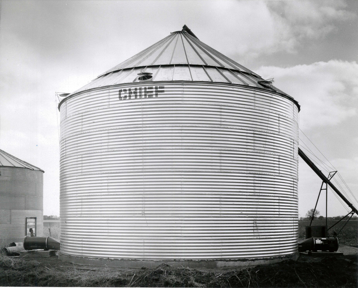 early Chief Agri bin A photo of an early Chief Agri bin design.