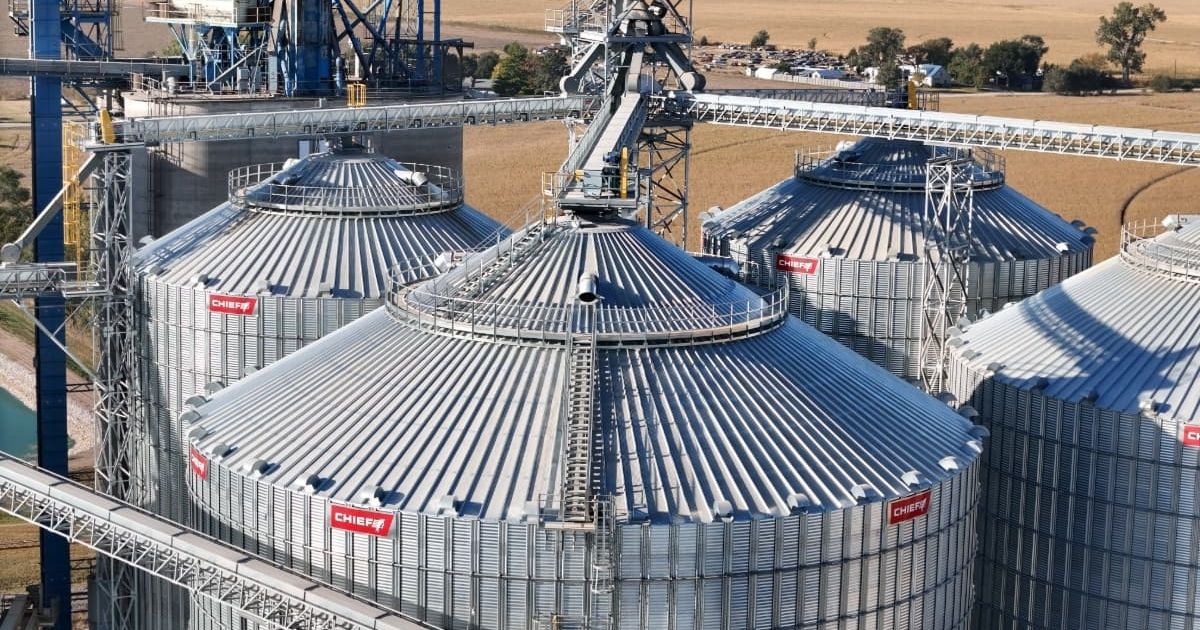 The Impact of Pests on Grain Stores Four commercial grain bins by Chief Agri.