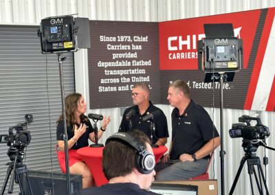 Chief Agri interviewed at The All American Farm during Husker Harvest Days 2025