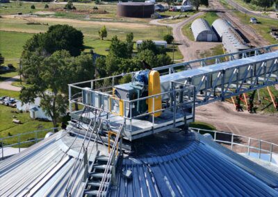 A Chief Agri grain conveyor.