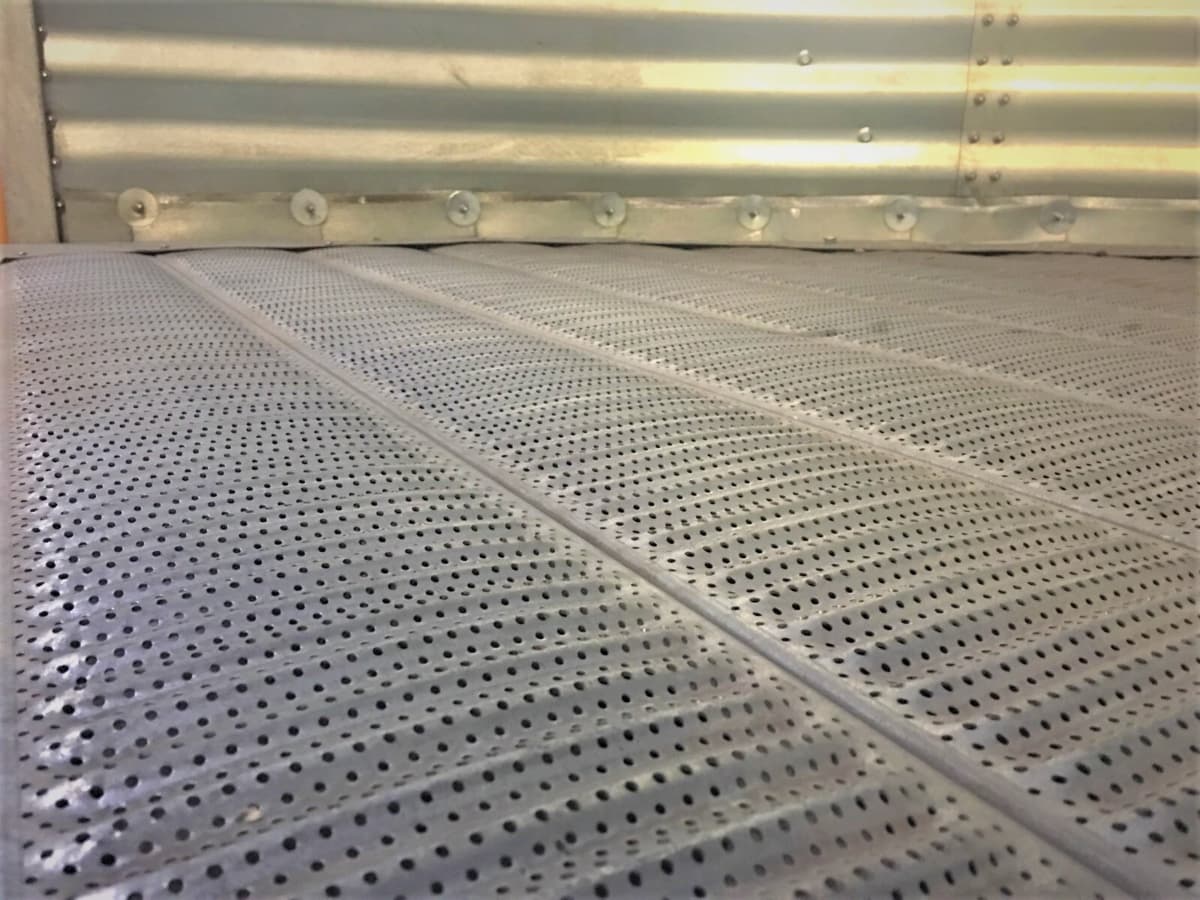 A Caldwell grain bin floor system by Chief Agri.
